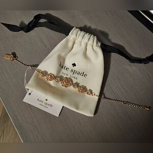 Kate Spade Crystal Rose Gold Bracelet